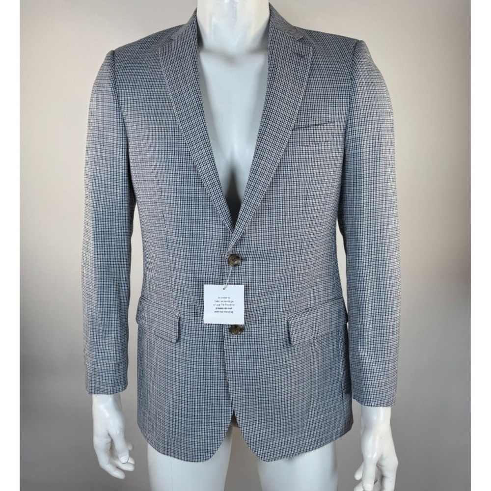 Indochino Wool Linen Blazer Mens 40? NWT $569 Single-Breasted Lined DoubleVented